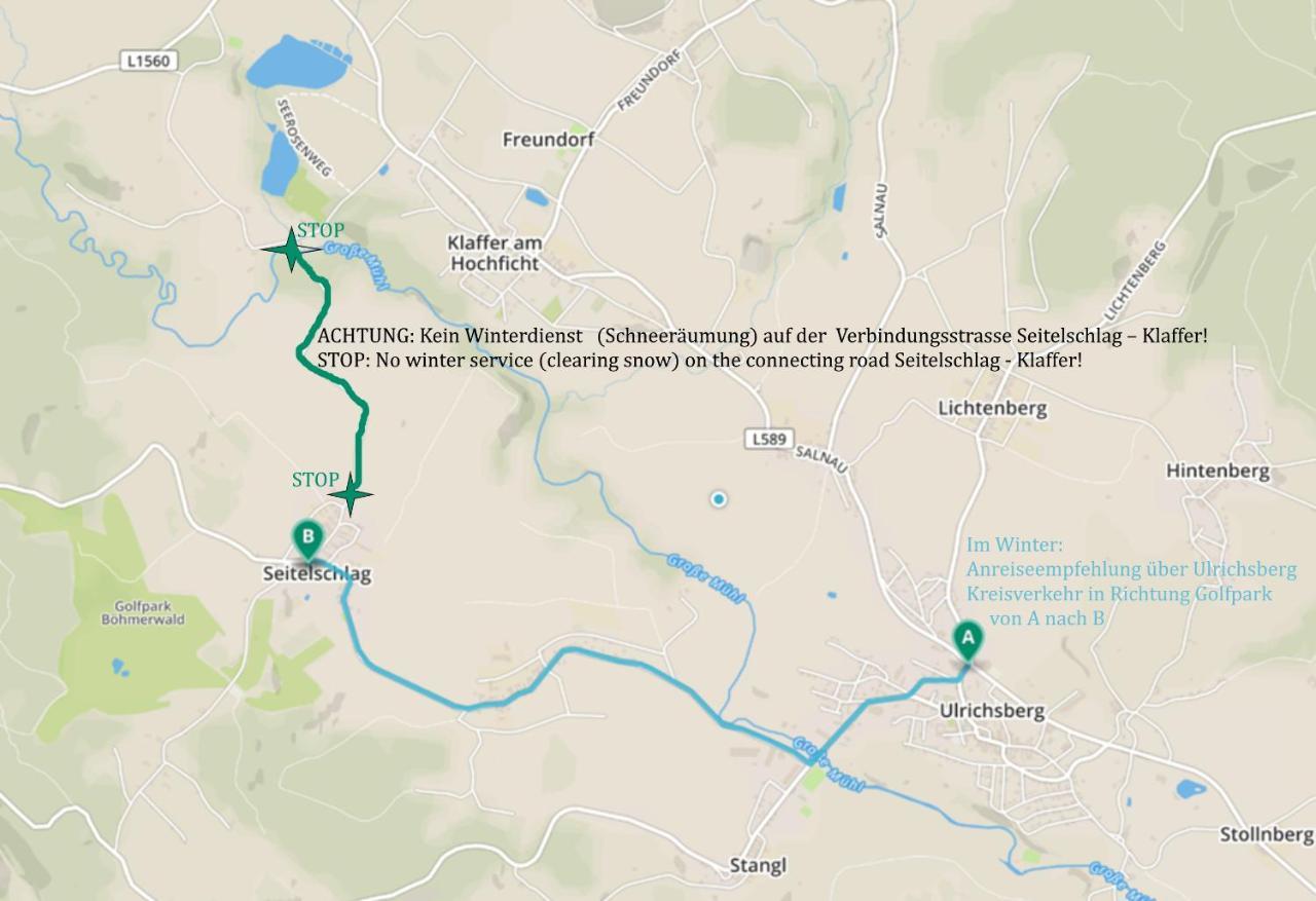 Gaestehaus "In Da Wiesn" Ulrichsberg Bagian luar foto